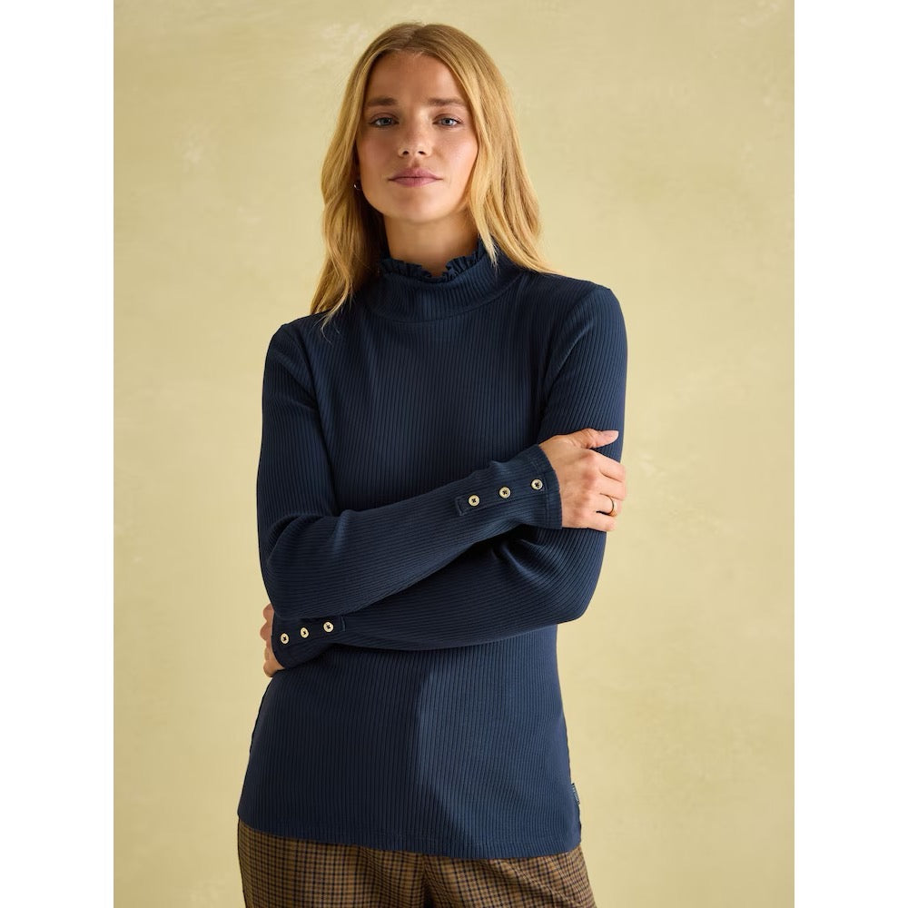 Joules Womens Amy Top Q94434 Navy Clothing UK10 / Navy,UK12 / Navy,UK14 / Navy,UK16 / Navy