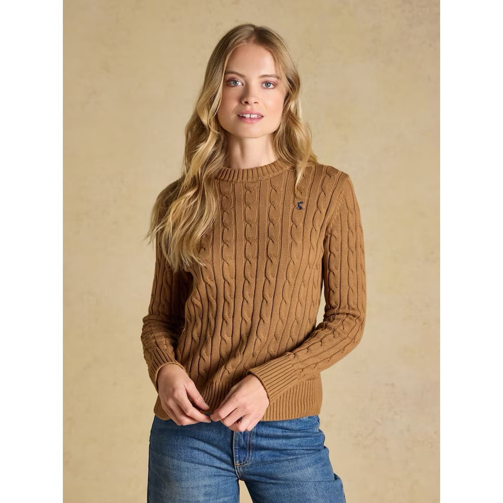 Joules Womens Classic Cable Sweater G50099 Camel Clothing UK8 / Camel,UK10 / Camel,UK12 / Camel,UK14 / Camel