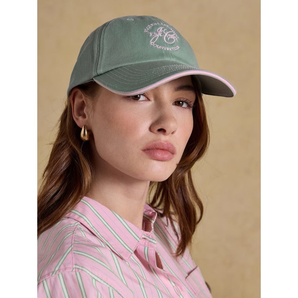 Joules Womens Daley Baseball Cap W27903 Green Clothing ONE SIZE / Green