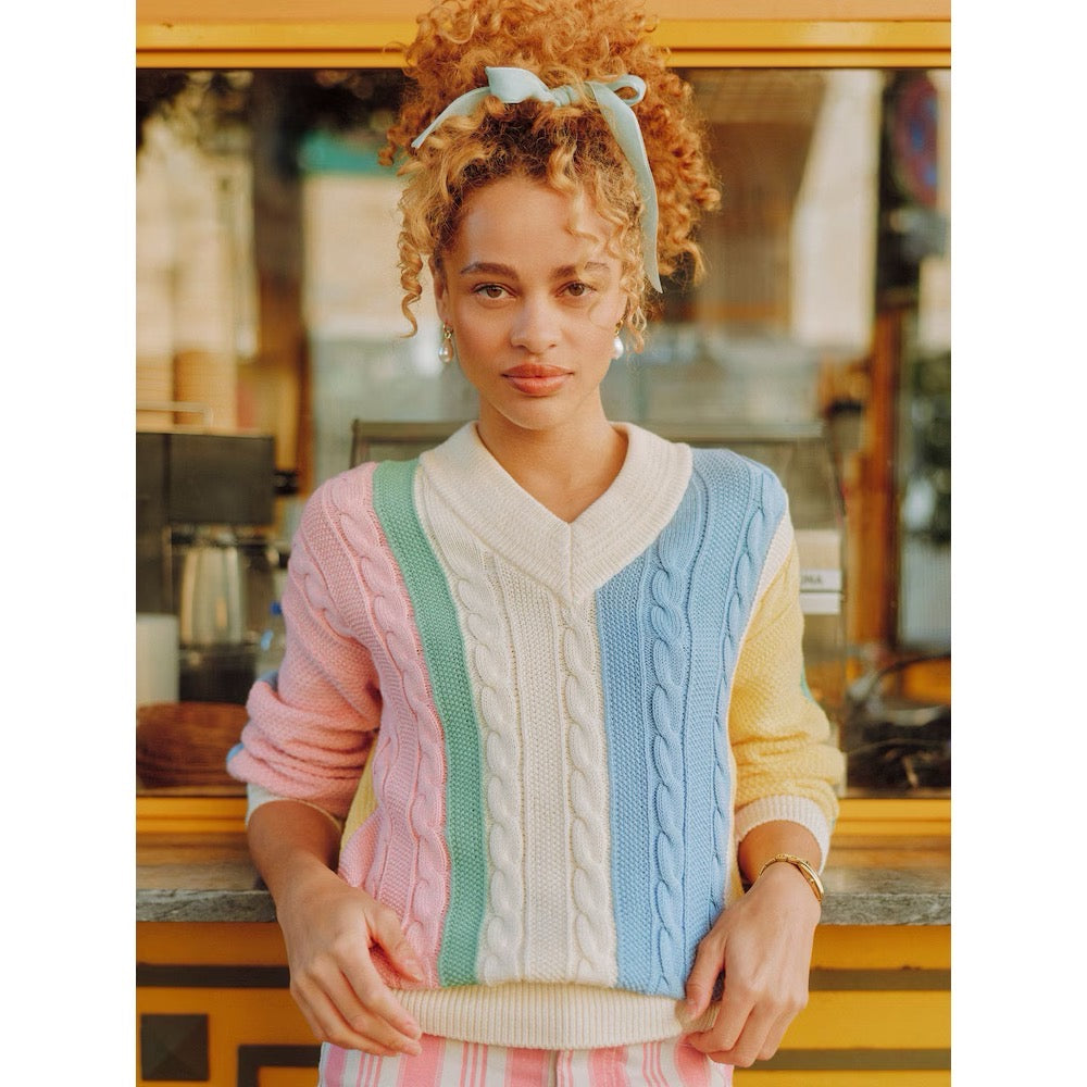 Joules Womens Dibly Multi Stripe Jumper H43003 Clothing S / Multi,M / Multi,L / Multi