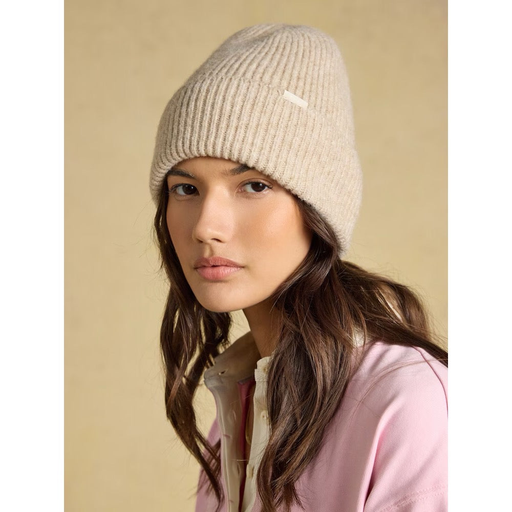 Joules Womens Fine Knit Beanie V27-227 Oat