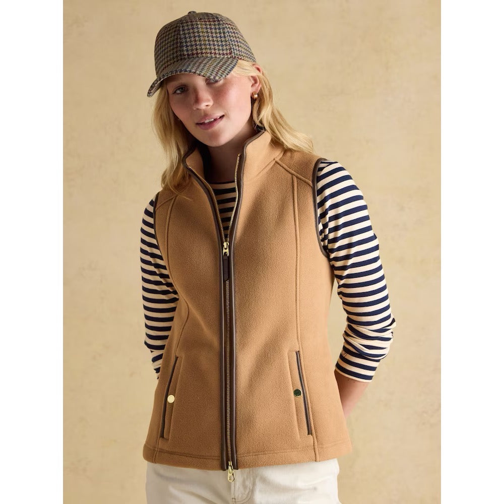 Joules Womens Heritage Gilet F1490018 Tan Clothing UK14 / Tan,UK18 / Tan