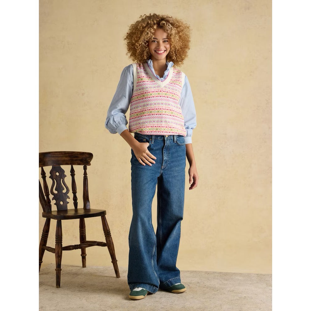 Joules Womens Melanie Blue Stripe Shirt H82-954