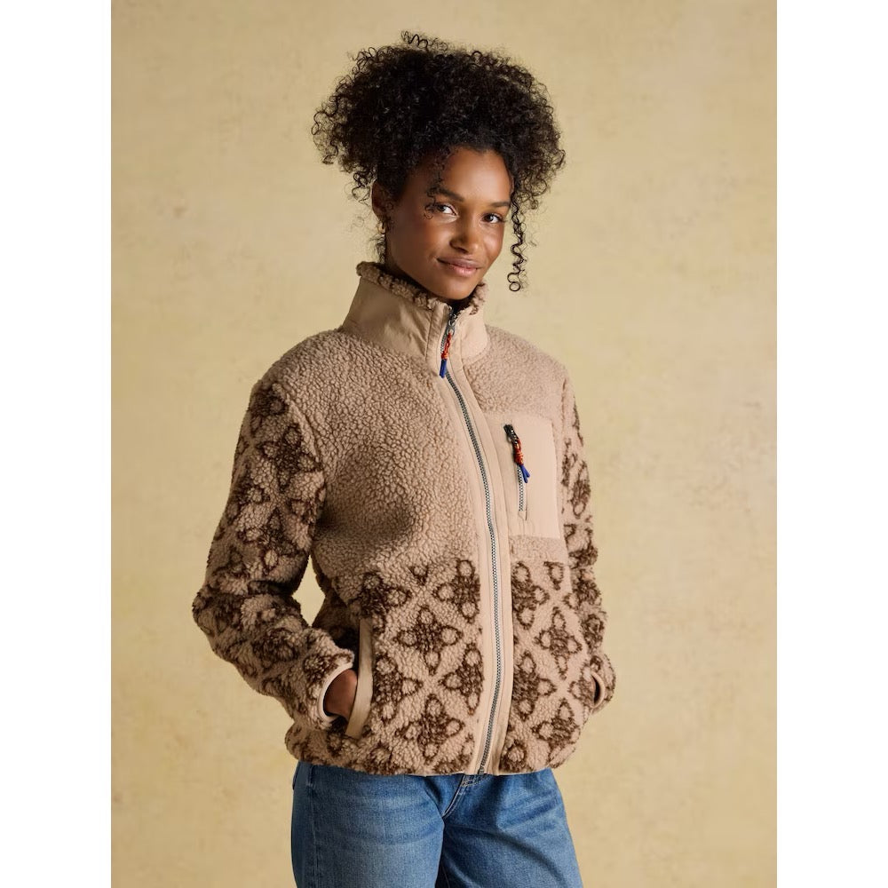 Joules Womens Lottie Borg Fleece An806913 Natural Clothing UK8 / Natural,UK10 / Natural,UK12 / Natural,UK14 / Natural,UK16 / Natural