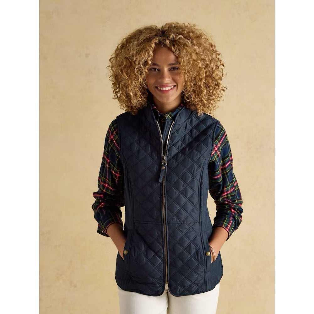 Joules Womens Minx Quilted Gilet 863-930 Navy Clothing UK10 / Navy,UK14 / Navy,UK16 / Navy