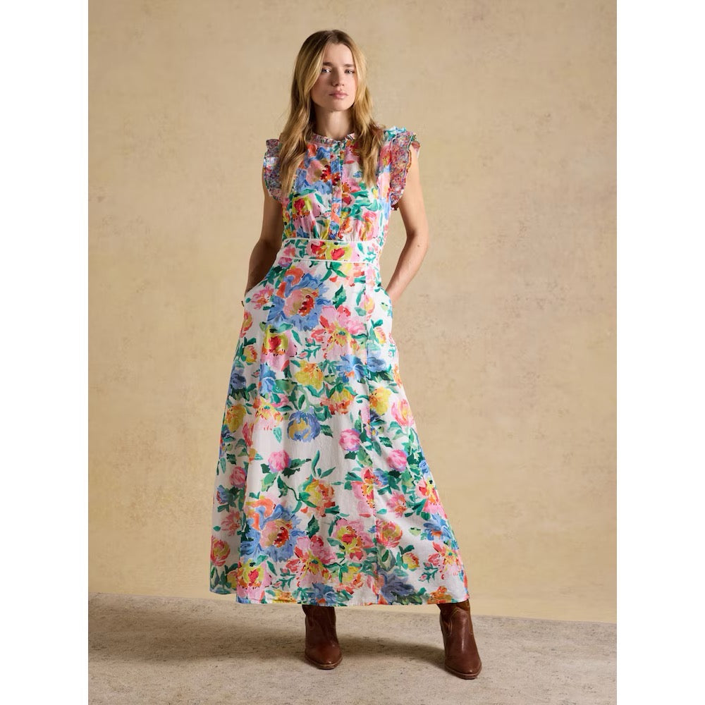 Joules Womens Samantha Maxi Dress H63480 Floral Clothing UK10 / Multi,UK12 / Multi,UK14 / Multi,UK16 / Multi,UK18 / Multi