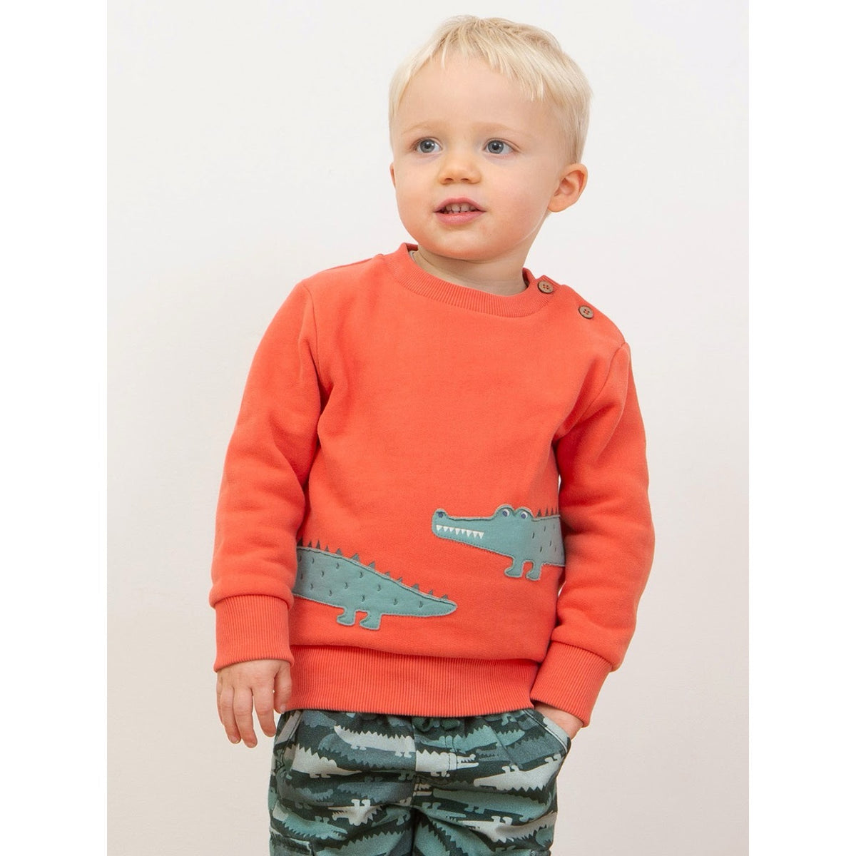 Kite Captain Croc Sweatshirt 53-F451 Clothing 3YRS / Orange,4YRS / Orange,5YRS / Orange,6YRS / Orange,7YRS / Orange,8YRS / Orange