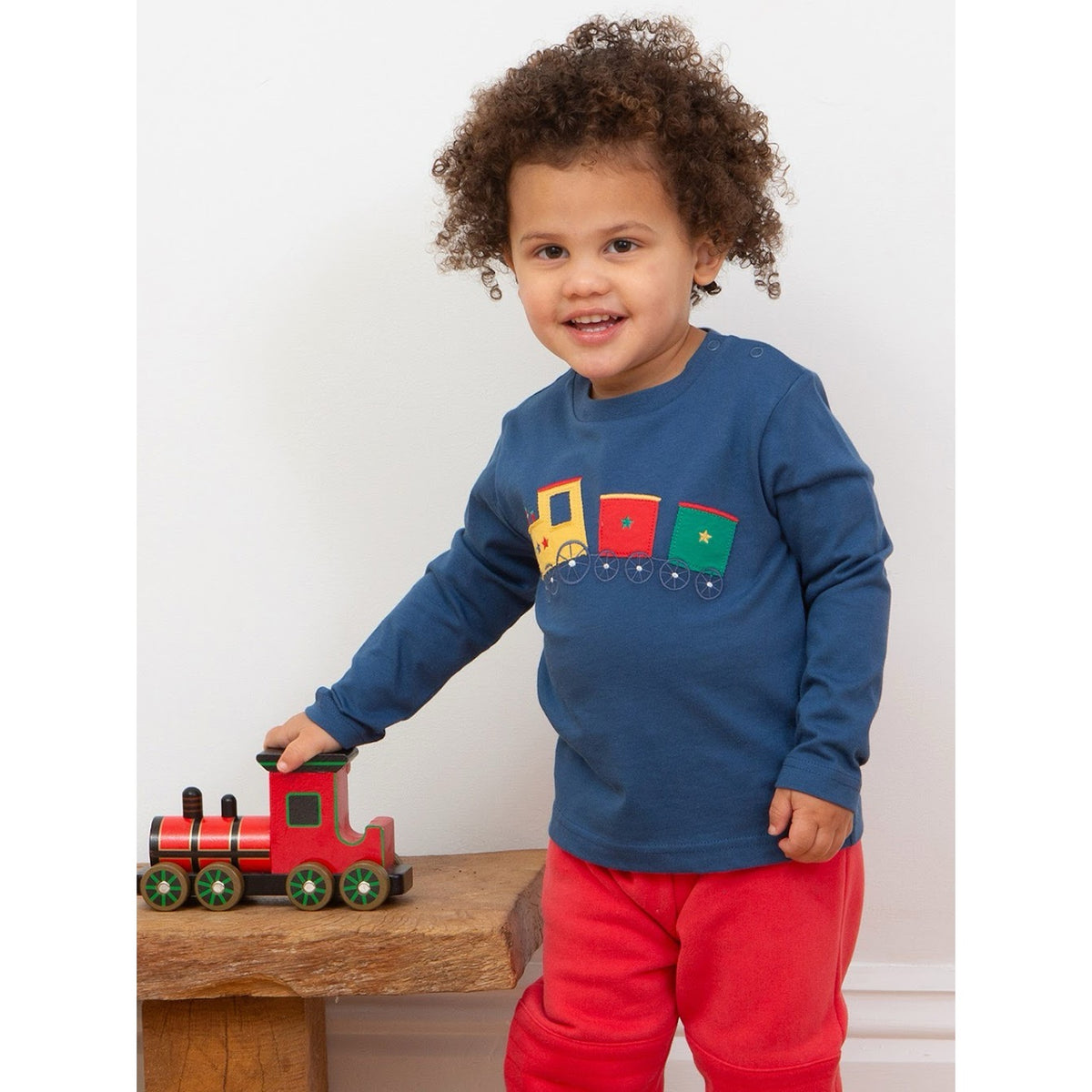 Kite Choo Choo Infant T-Shirt 54-9902 Navy Clothing 3-6M / Navy,6-9M / Navy,9-12M / Navy,12-18M / Navy,18-24M/2Y / Navy