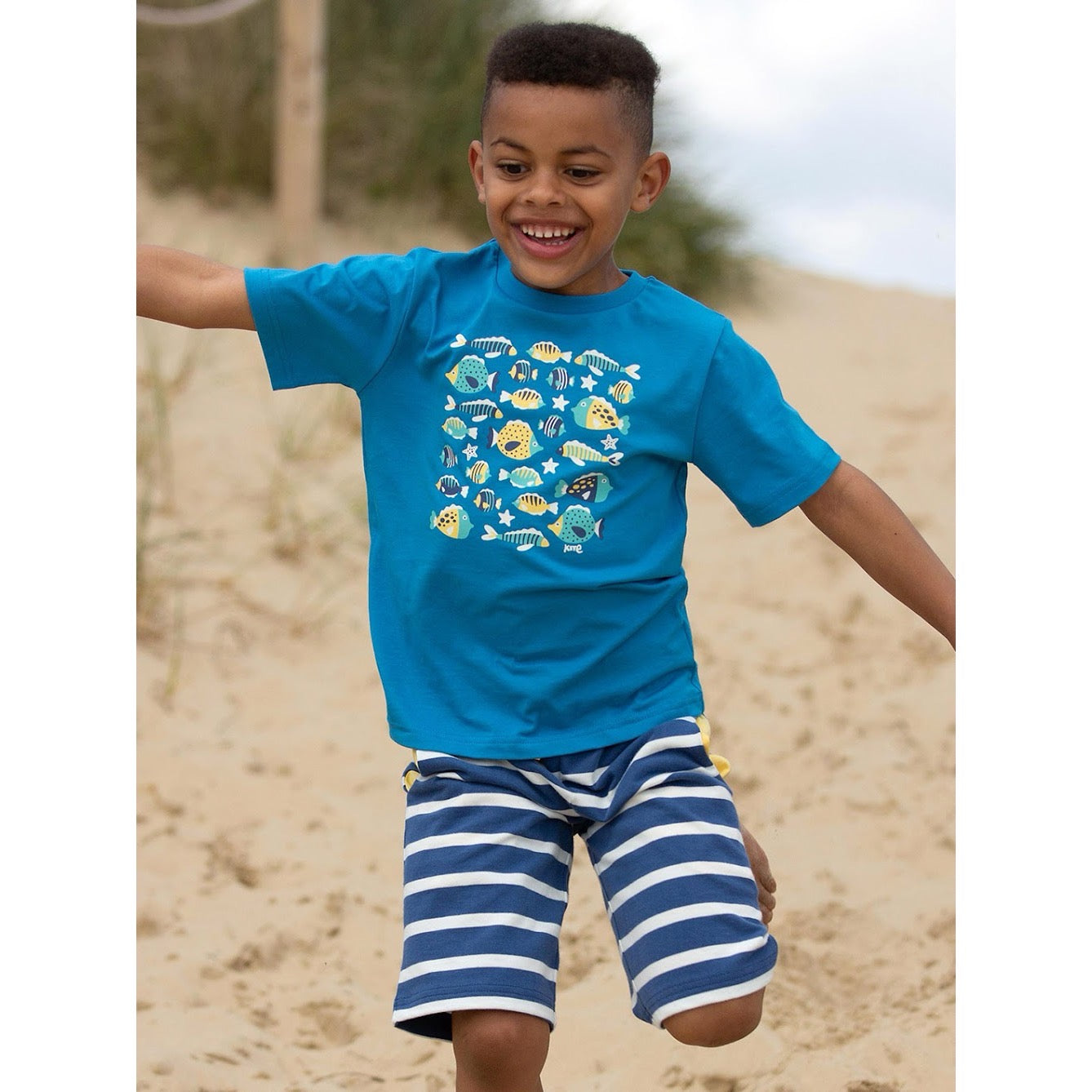 Kite Corfe Shorts F322 Navy Stripe Clothing 3YRS / Navy,4YRS / Navy,5YRS / Navy,6YRS / Navy,7YRS / Navy,8YRS / Navy
