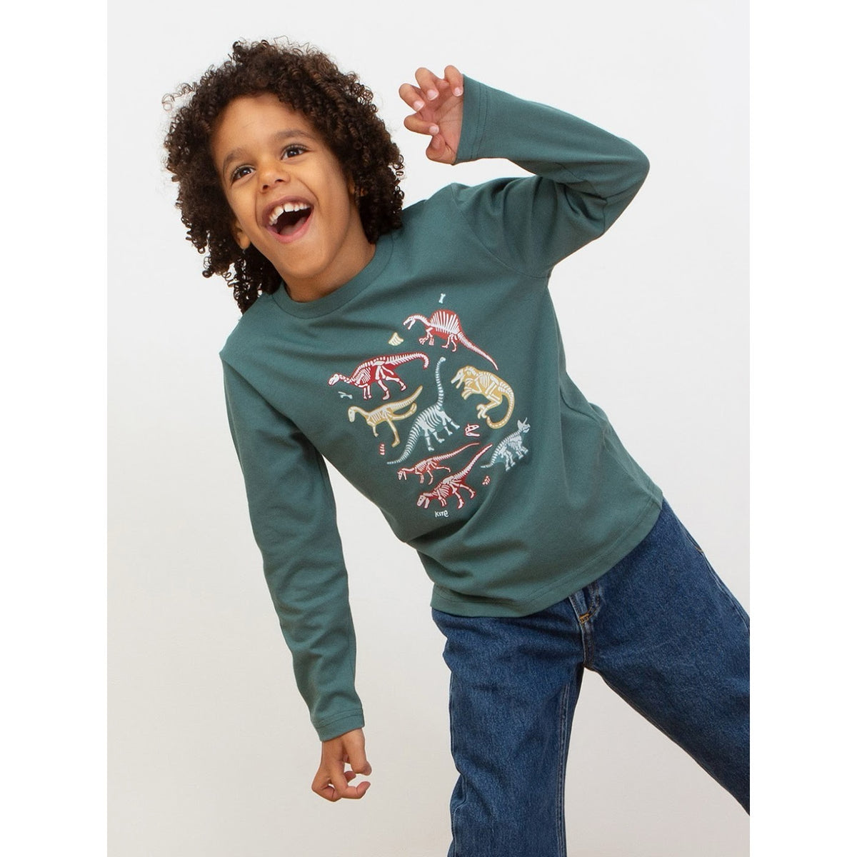 Kite Dino Bones T-Shirt 53-9830 Clothing 3YRS / Green,4YRS / Green,5YRS / Green,6YRS / Green,7YRS / Green,8YRS / Green
