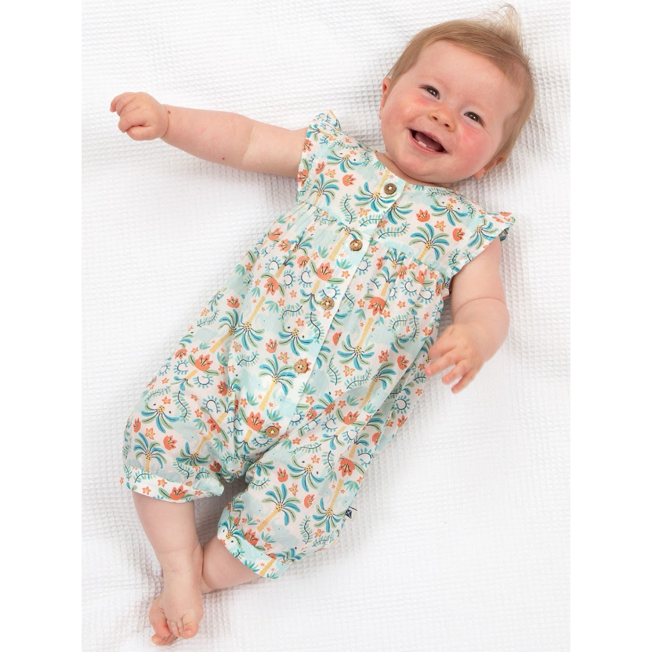 Kite Ele Oasis Playsuit Dungarees 8613 Clothing 0-3M / Multi,3-6M / Multi,6-9M / Multi,9-12M / Multi