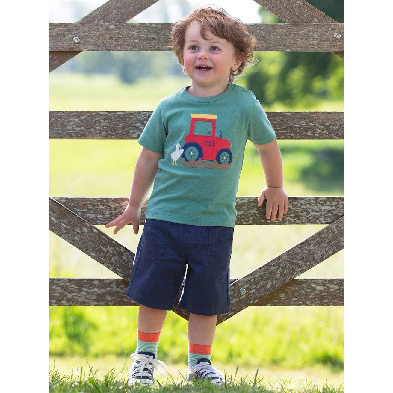 Kite Farmer Duck Infant T-Shirt 9816 Clothing 3-6M / Sage,6-9M / Sage,9-12M / Sage,12-18M / Sage,18-24M/2Y / Sage,3YRS / Sage,4YRS / Sage