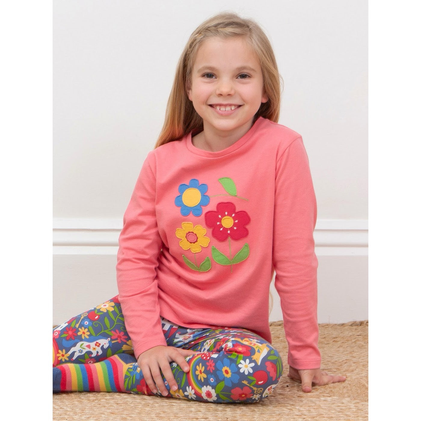 Kite Flower Power T-Shirt 53-9977 Clothing 3YRS / Rose,4YRS / Rose,5YRS / Rose,6YRS / Rose,7YRS / Rose,8YRS / Rose,9YRS / Rose