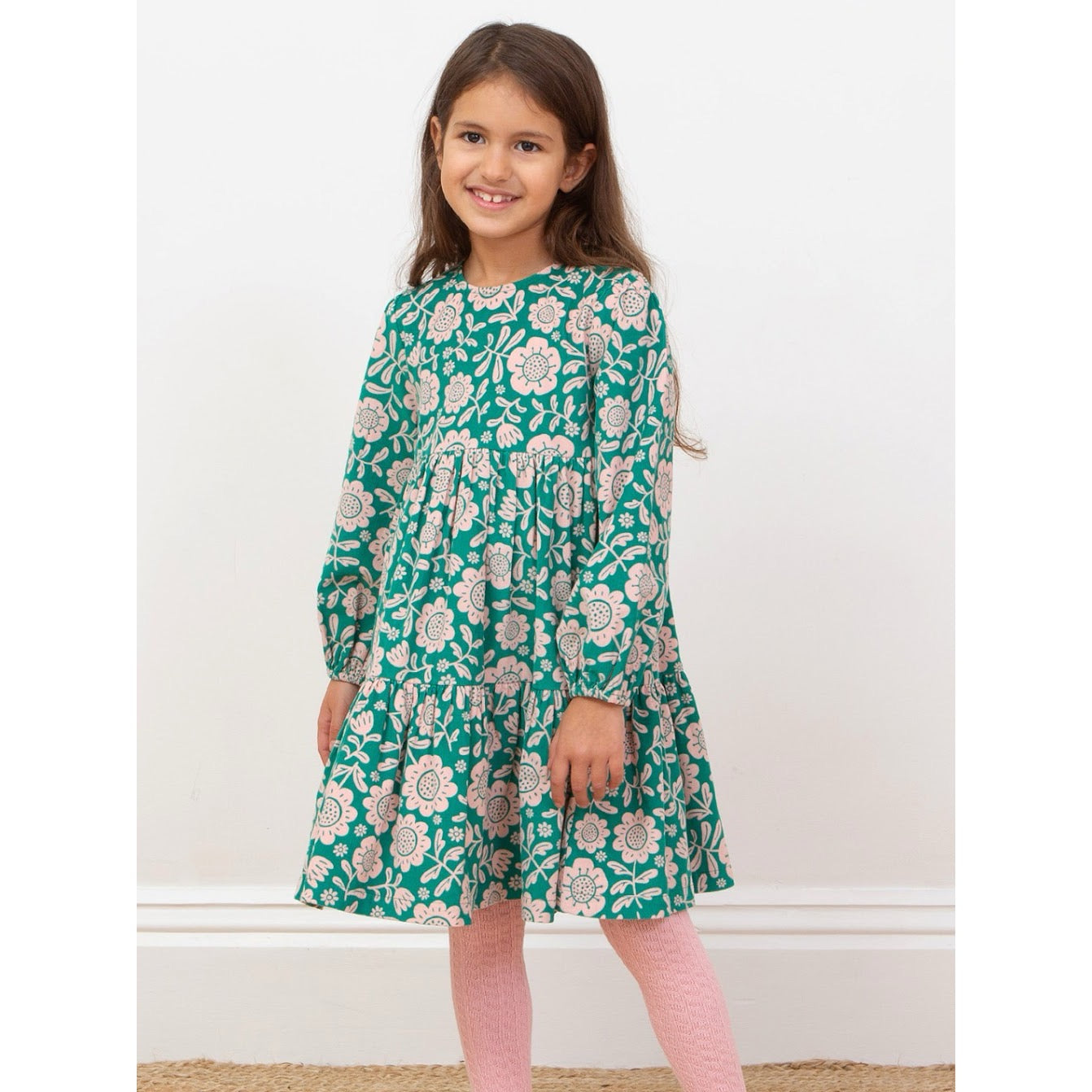 Kite Folksy Dress 54-F472 Green Clothing 5YRS / Green,6YRS / Green,8YRS / Green