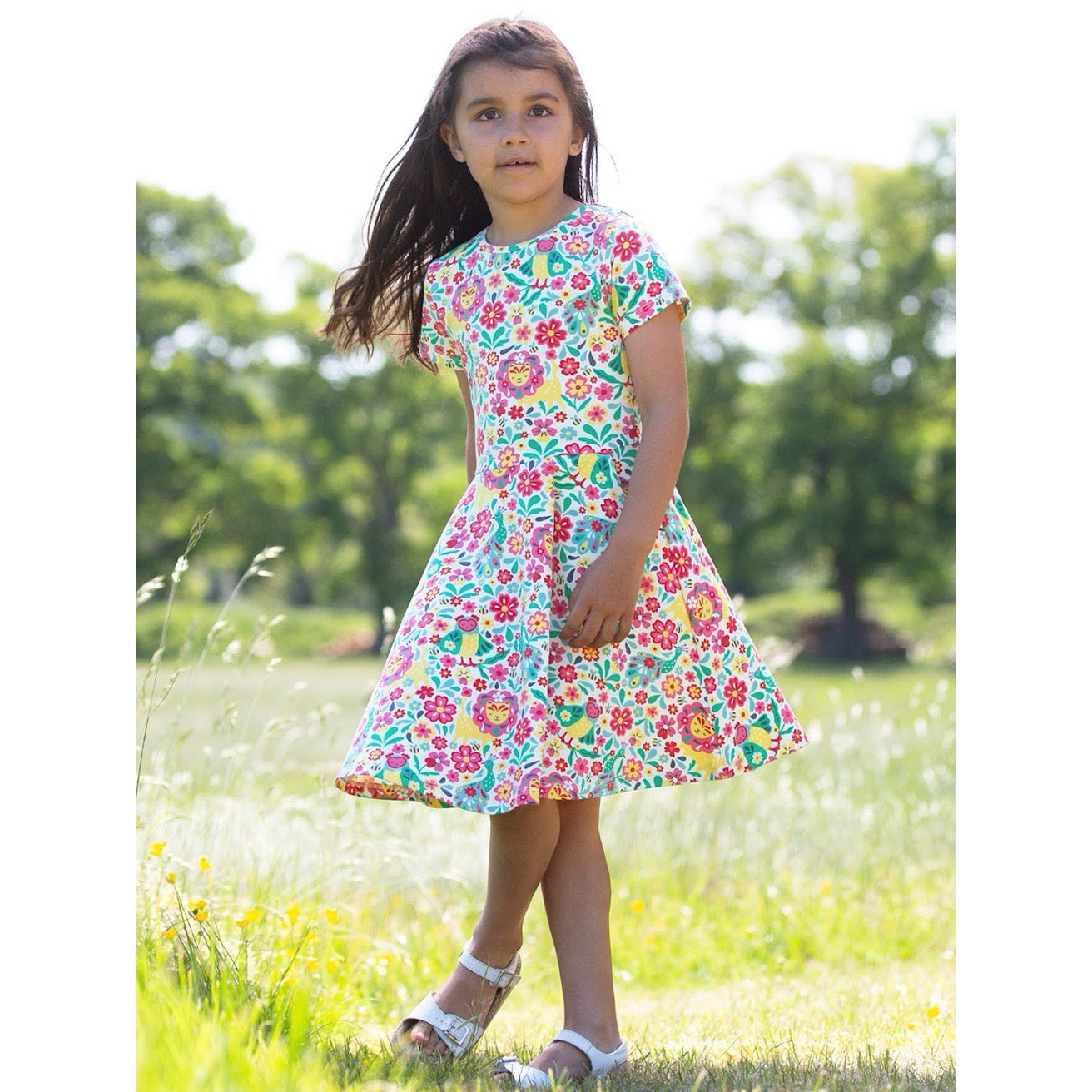 Kite Growing Brave Skater Dress 9416 Clothing 3YRS / Multi,4YRS / Multi,5YRS / Multi,6YRS / Multi,7YRS / Multi,8YRS / Multi