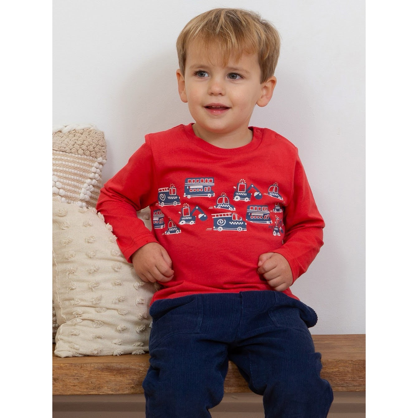 Kite Happy Helpers Infant T-Shirt F568-Abt Clothing 3-6M / Red,6-9M / Red,9-12M / Red,12-18M / Red,18-24M/2Y / Red,3YRS / Red,4YRS / Red,5YRS / Red