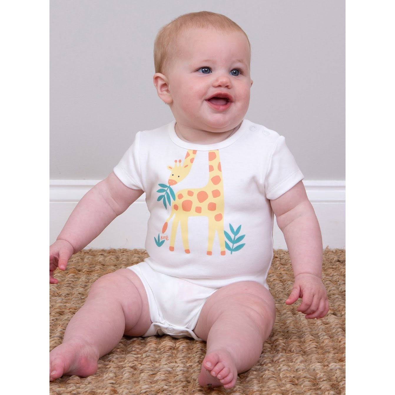 Kite Hello Giraffe Bodysuit 8140 Clothing 0-3M / White,3-6M / White,6-9M / White