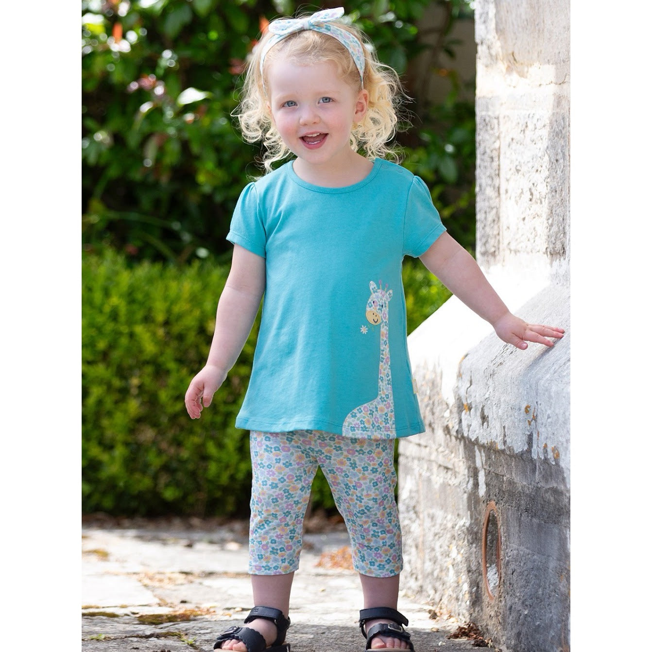 Kite Hello Giraffe Tunic Top 9310 Clothing 3-6M / Turquoise,6-9M / Turquoise,9-12M / Turquoise,12-18M / Turquoise,18-24M/2Y / Turquoise,3YRS / Turquoise,4YRS / Turquoise