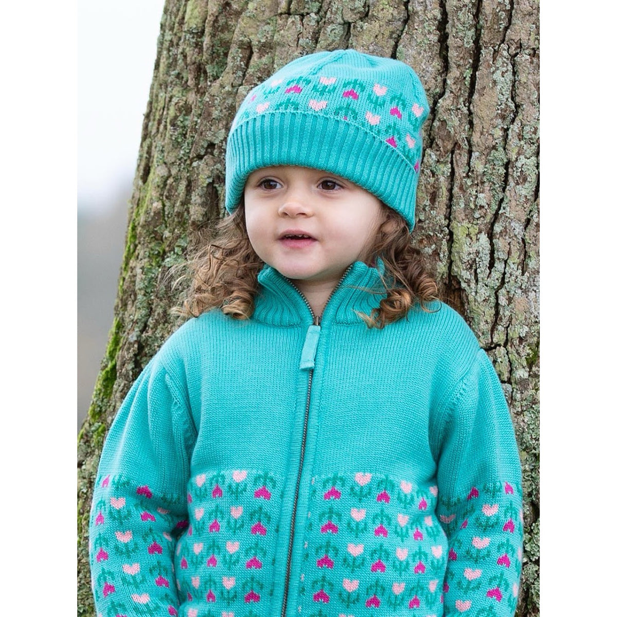 Kite Hygge Hat Flower Fable 54-5061 Aqua Clothing 1-3 YRS / Aqua,3-6YRS / Aqua,6-9YRS / Aqua