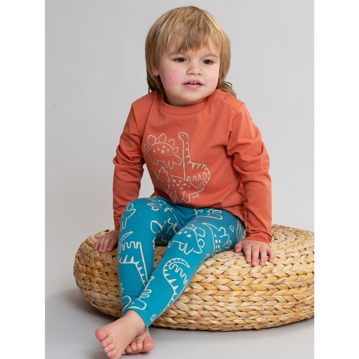 Kite Infant Doodle Dino Leggings 63-9396-Ybl Clothing 3-6M / Blue,6-9M / Blue,9-12M / Blue,12-18M / Blue,18-24M/2Y / Blue,3YRS / Blue,4YRS / Blue,5YRS / Blue