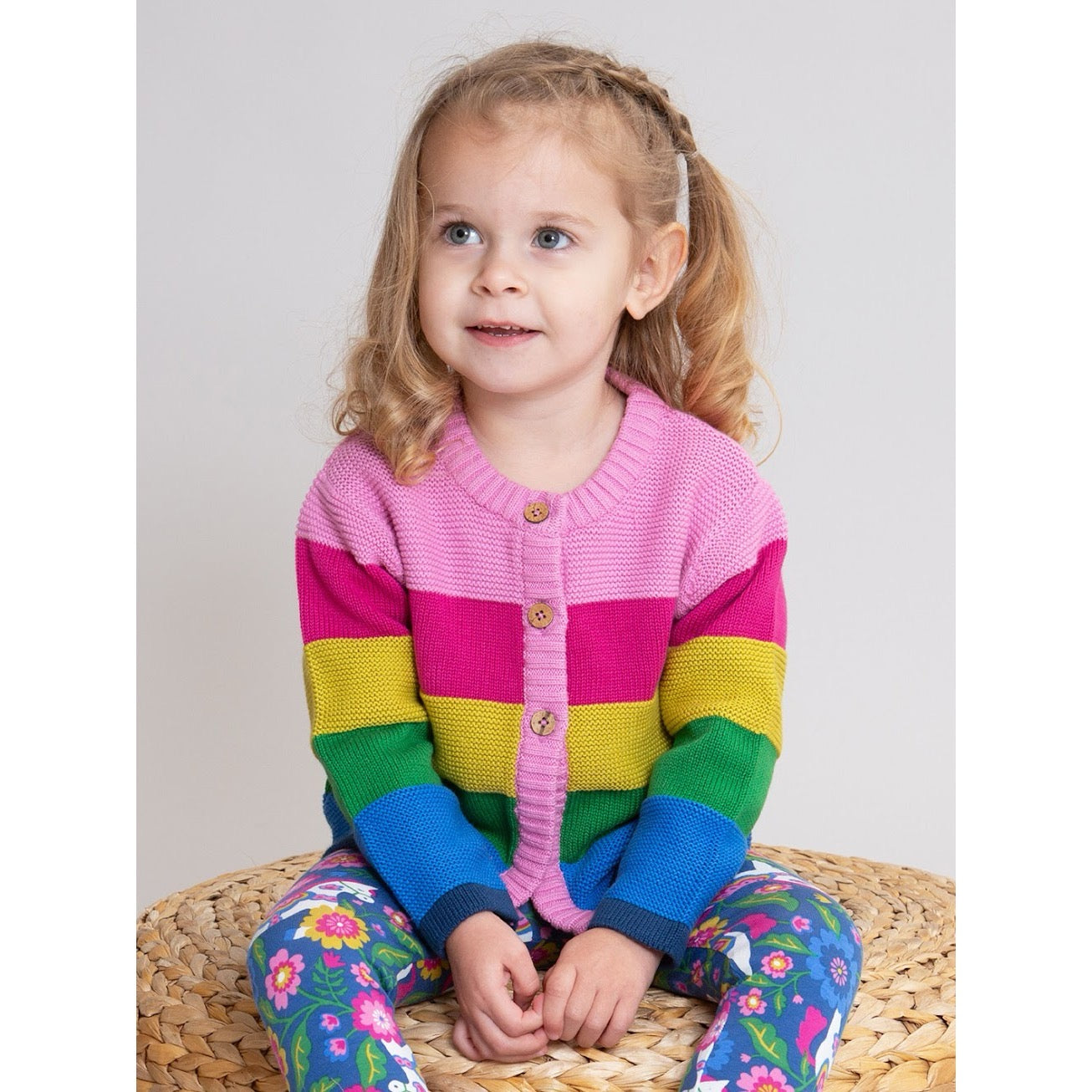 Kite Infant Girls Rainbow Cardigan 64-9951-Ygk Clothing 3-6M / Multi,6-9M / Multi,9-12M / Multi,12-18M / Multi,18-24M/2Y / Multi,3YRS / Multi,4YRS / Multi,5YRS / Multi,6YRS / Multi