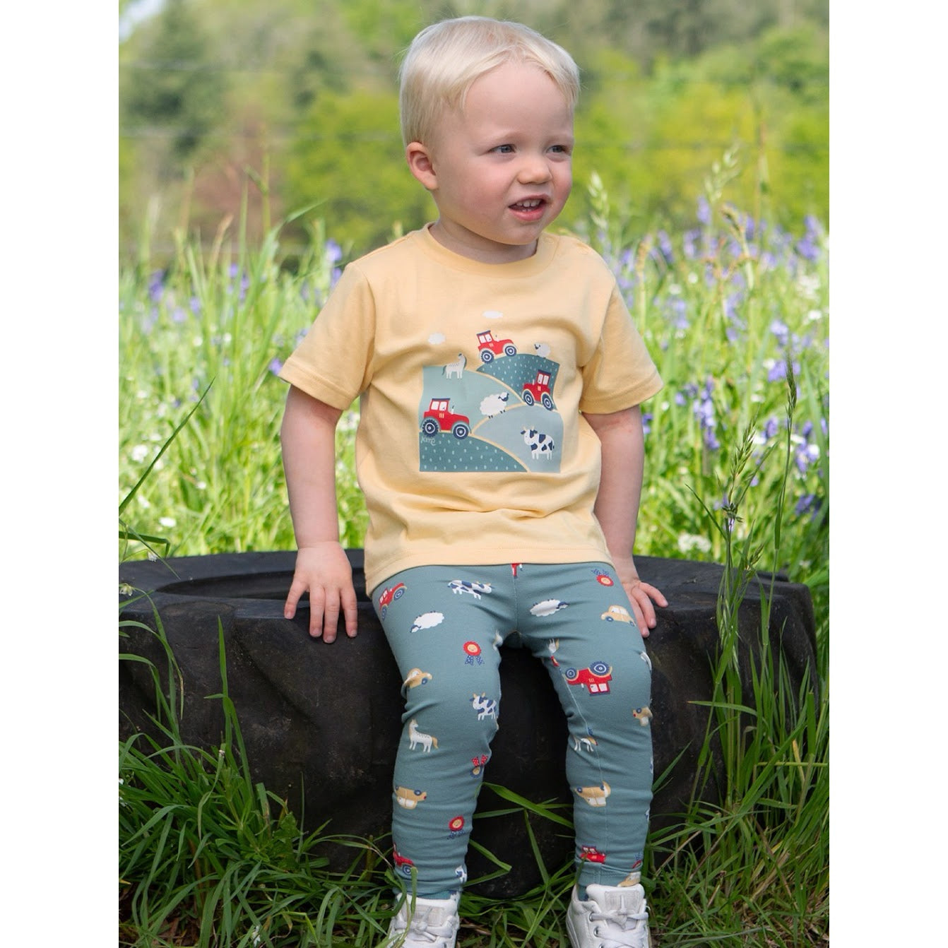 Kite Infant T-Shirt On The Farm 9297 Clothing 3-6M / Yellow,6-9M / Yellow,9-12M / Yellow,12-18M / Yellow,18-24M/2Y / Yellow,3YRS / Yellow,4YRS / Yellow