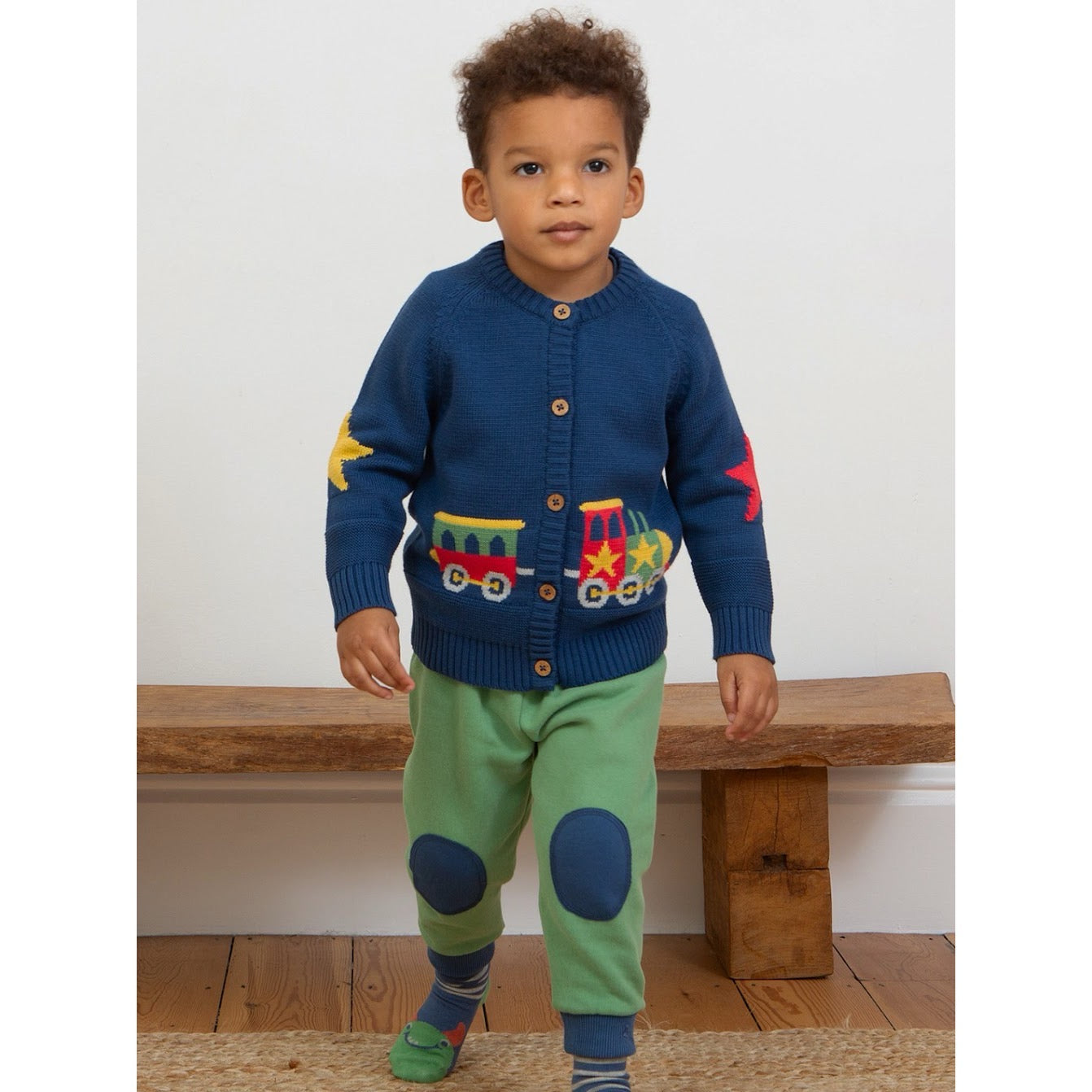 Kite Kneepatch Infant Joggers 9029-Ybj Fern Clothing 3-6M / Green,6-9M / Green,9-12M / Green,12-18M / Green,18-24M/2Y / Green,3YRS / Green,4YRS / Green