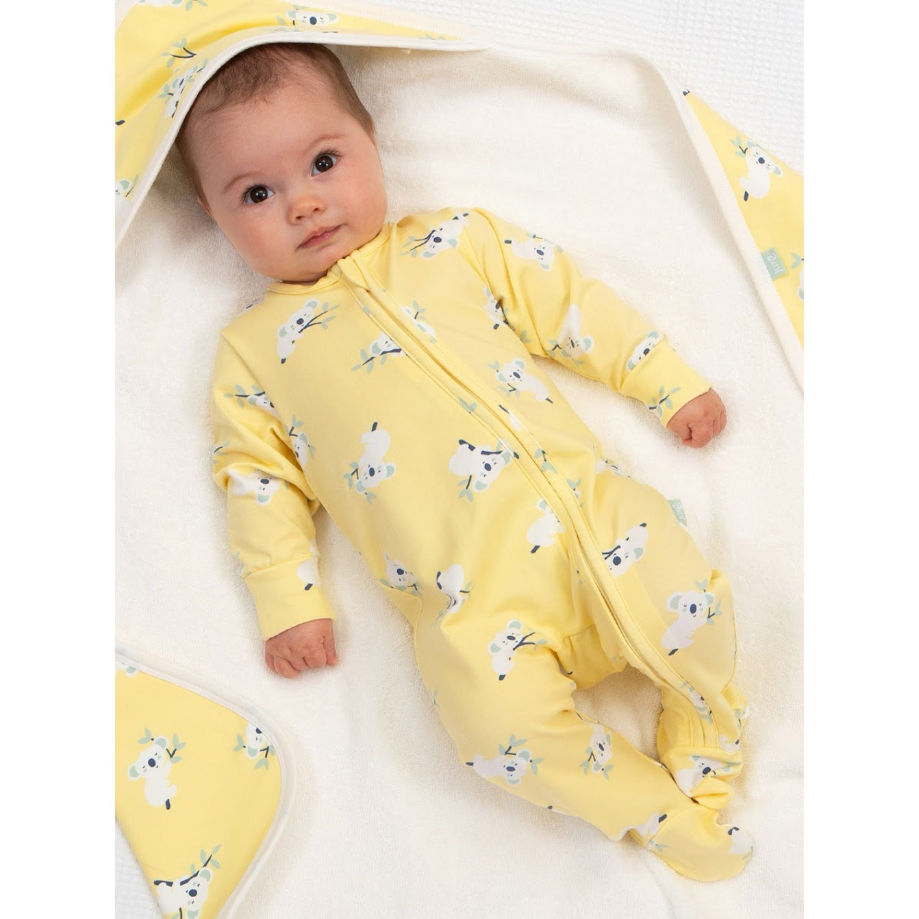 Kite Koala Time Sleepsuit 8769 Clothing NEWBORN / Yellow,0-1M / Yellow,0-3M / Yellow,3-6M / Yellow,6-9M / Yellow