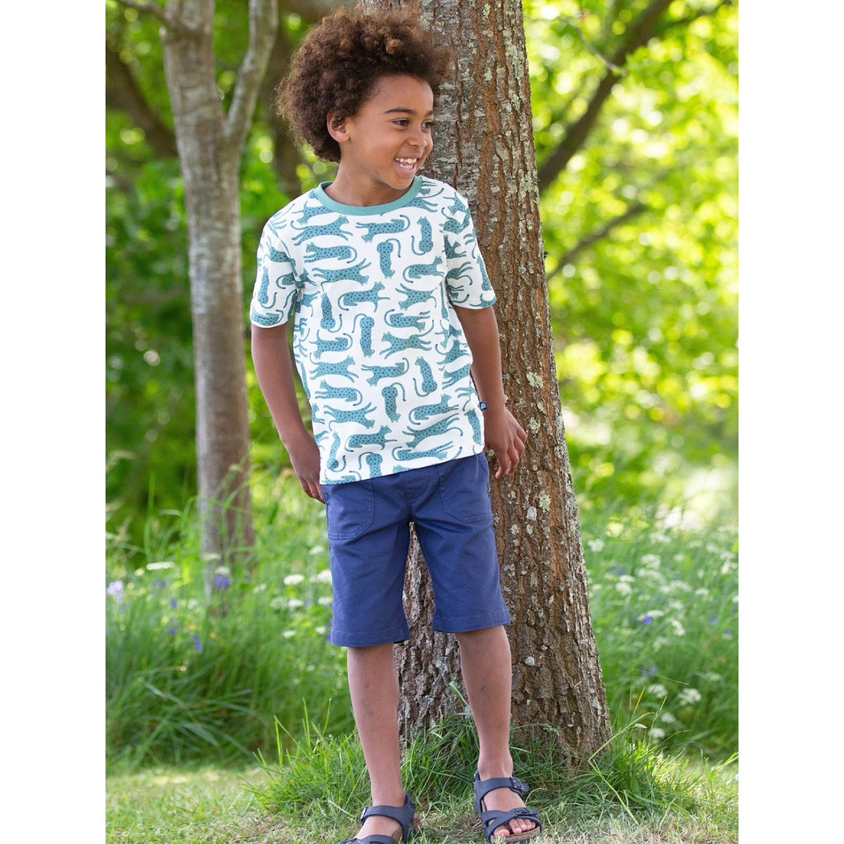 Kite Leopard Camo T-Shirt F080 Sage Clothing 3YRS / Sage,4YRS / Sage,5YRS / Sage,6YRS / Sage,7YRS / Sage,8YRS / Sage