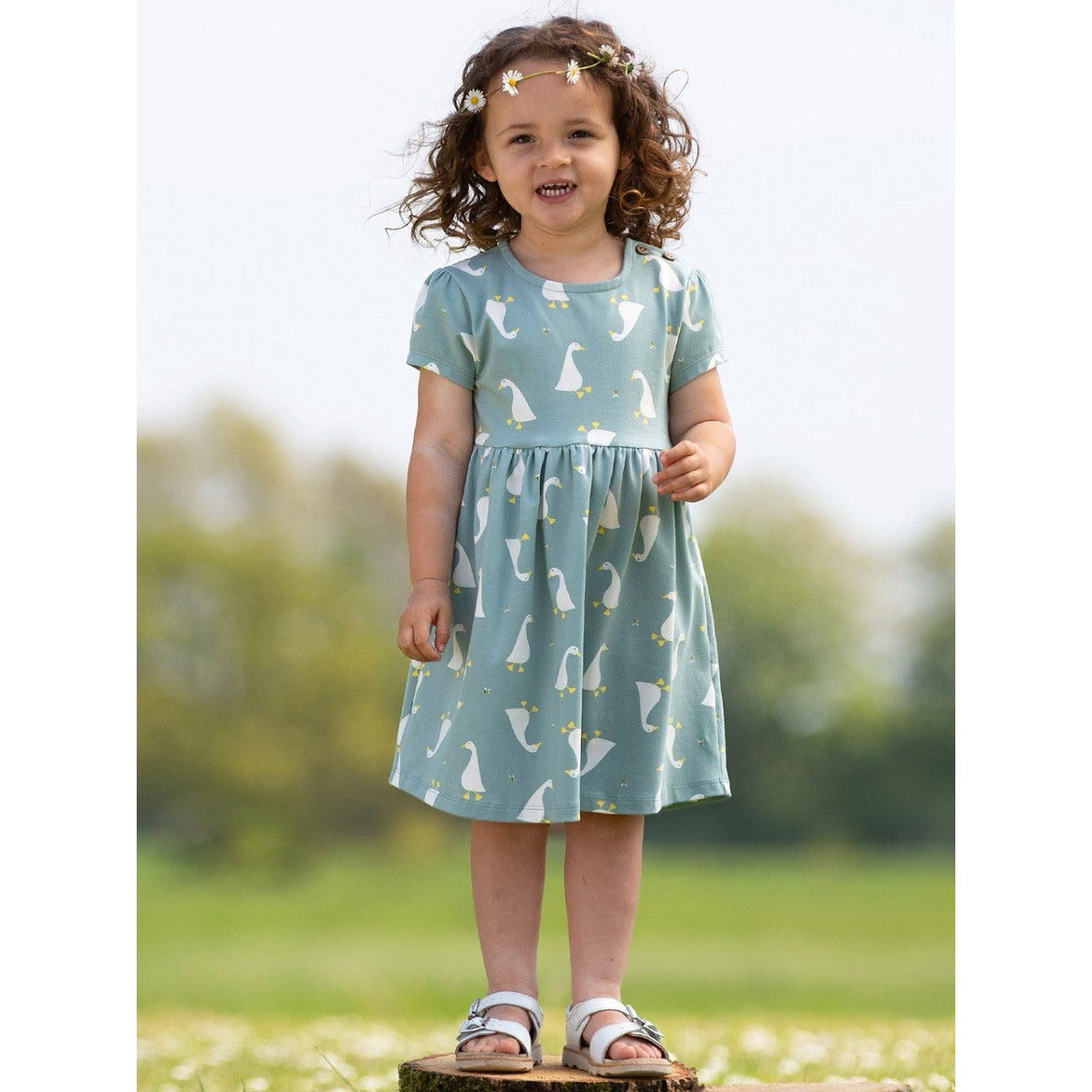 Kite Little Goose Infant Dress 9952 Clothing 3-6M / Seagrass,6-9M / Seagrass,9-12M / Seagrass,12-18M / Seagrass,18-24M/2Y / Seagrass,3YRS / Seagrass,4YRS / Seagrass,5YRS / Seagrass,6YRS / Seagrass