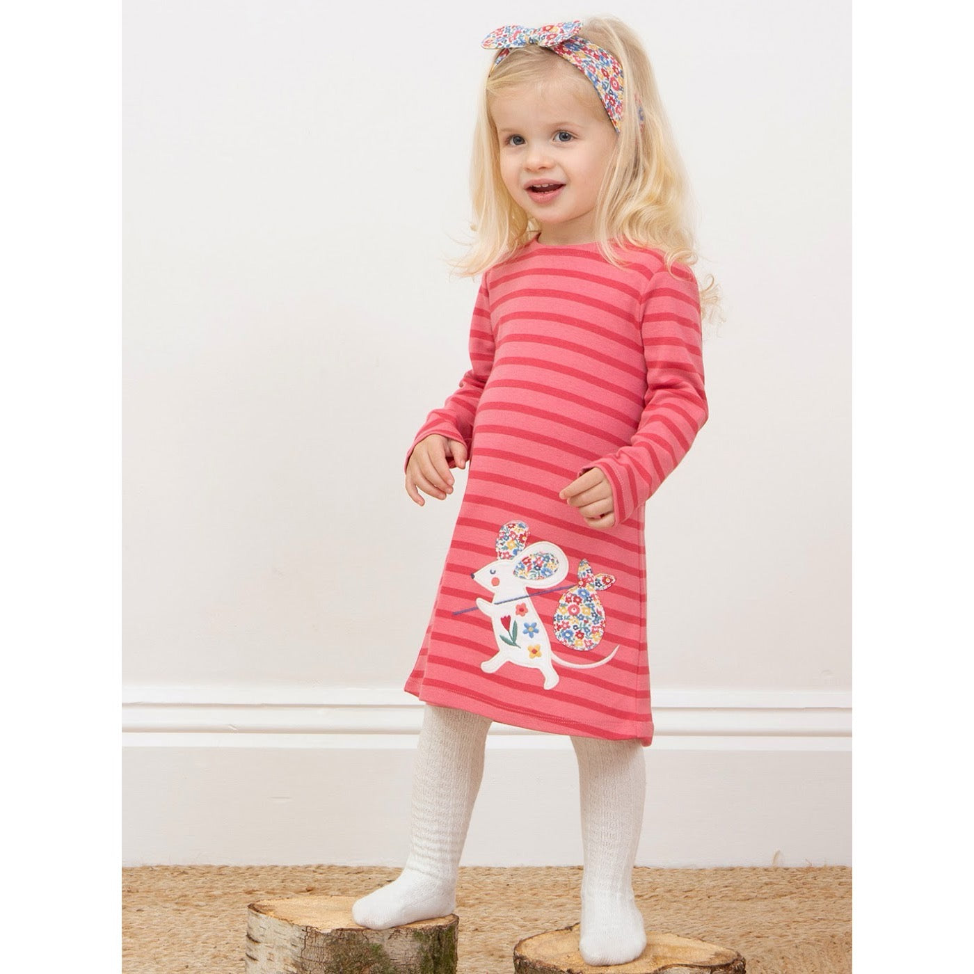 Kite Mouse And About Infant Dress 53-9006 Clothing 12-18M / Multi,18-24M/2Y / Multi,3YRS / Multi,4YRS / Multi,5YRS / Multi,6YRS / Multi