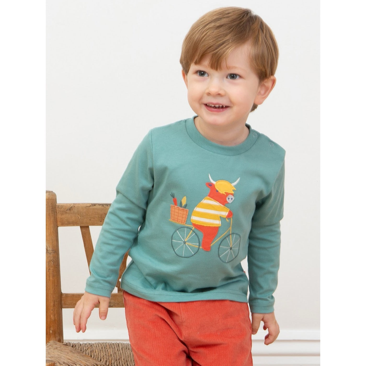 Kite Ox To Market Infant T-Shirt 53-9070 Seagrass