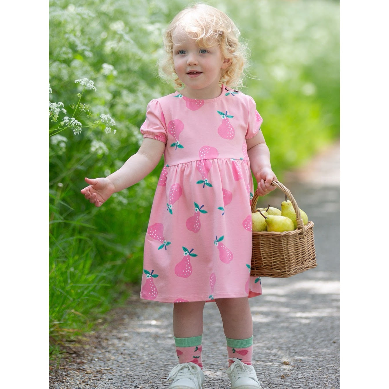 Kite Pear-Fect Infant Dress 9003 Clothing 3-6M / Pink,6-9M / Pink,9-12M / Pink,12-18M / Pink,18-24M/2Y / Pink,3YRS / Pink,4YRS / Pink,5YRS / Pink,6YRS / Pink