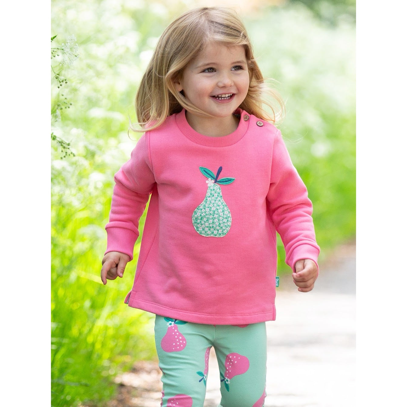 Kite Pear-Fect Infant Sweatshirt F991 Clothing 6-9M / Pink,9-12M / Pink,12-18M / Pink,18-24M/2Y / Pink