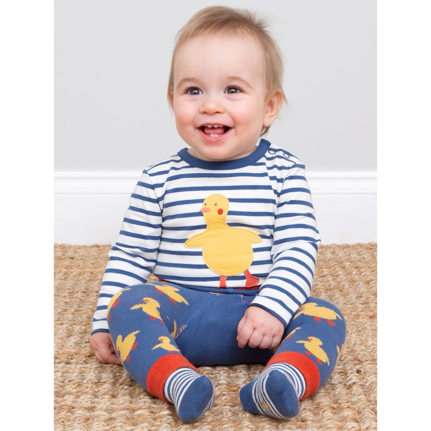 Kite Quack Quack Stripe Bodysuit 53-8597 Clothing 0-3M / Indigo,3-6M / Indigo,6-9M / Indigo,9-12M / Indigo