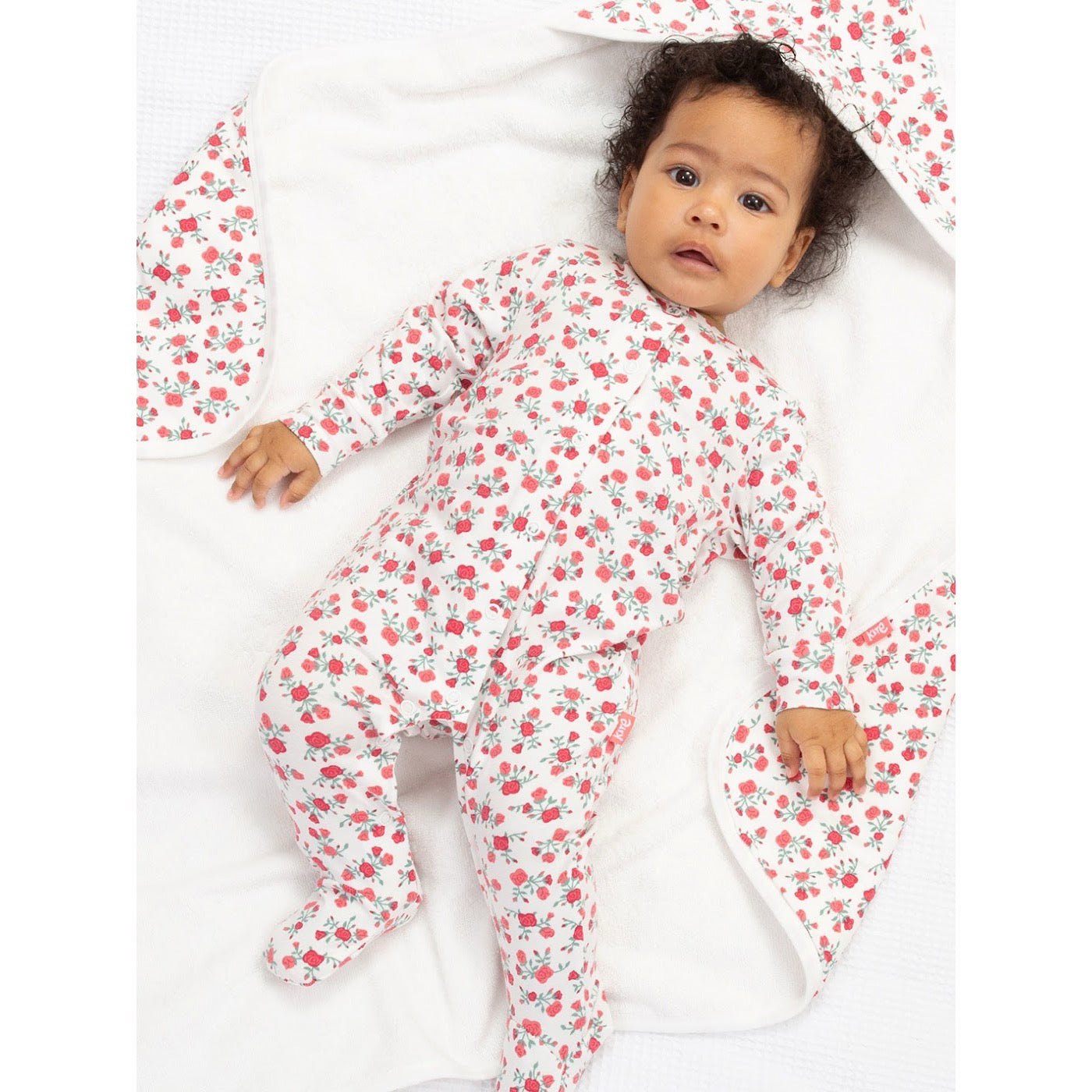 Kite Rosey Posey Sleepsuit 53-8340 Clothing NEWBORN / Rose,0-1M / Rose,0-3M / Rose,3-6M / Rose,6-9M / Rose