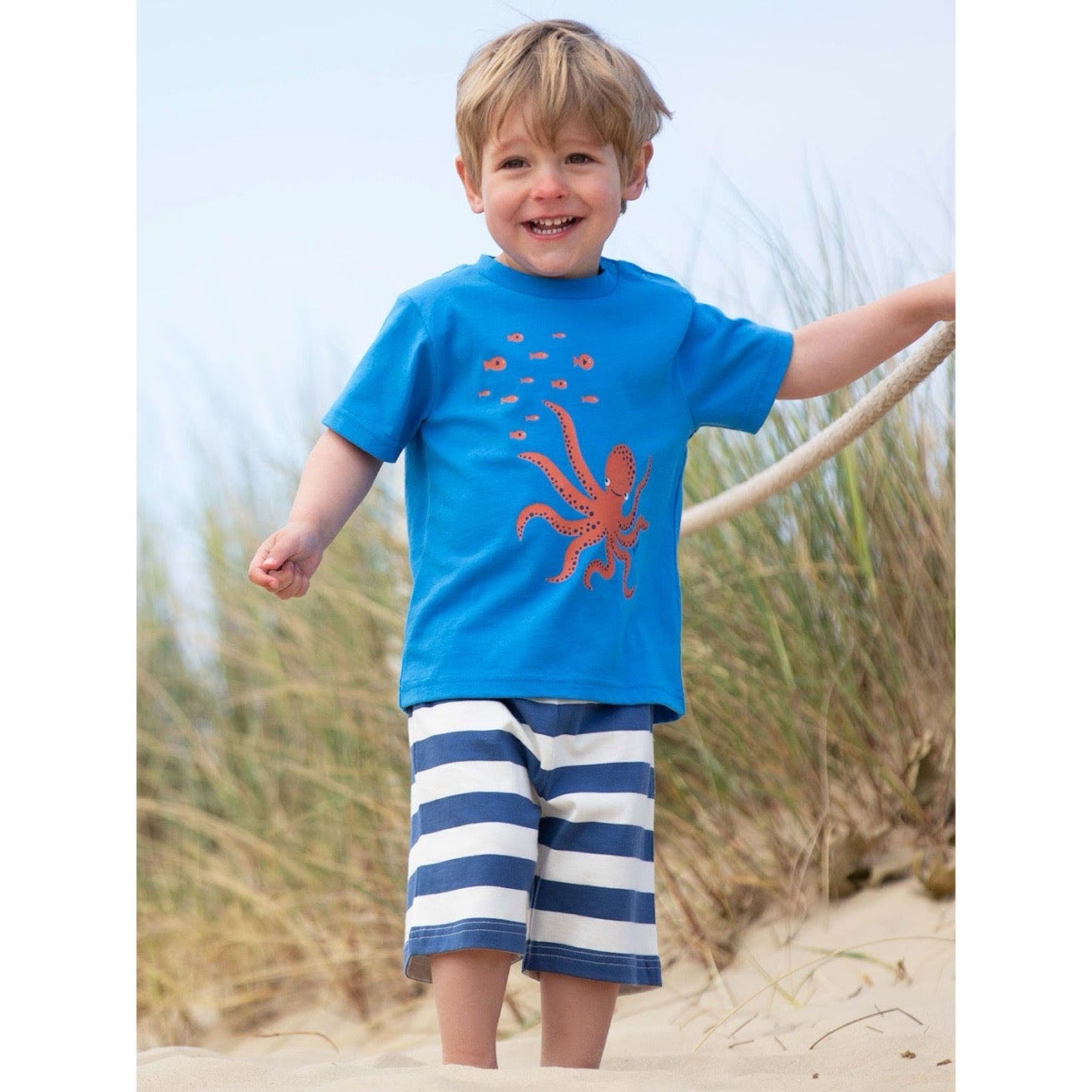 Kite Sailor Infant Shorts 62-9750 Navy Stripe Clothing 3-6M / Navy,6-9M / Navy,9-12M / Navy,12-18M / Navy,18-24M/2Y / Navy,3YRS / Navy,4YRS / Navy,5YRS / Navy,6YRS / Navy