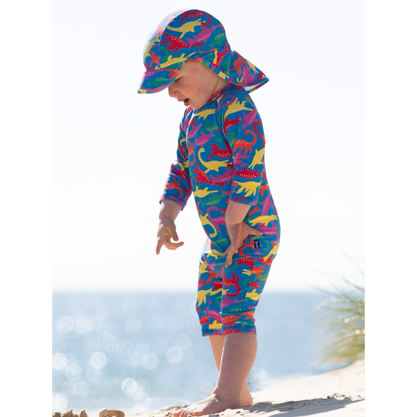 Kite Sea Dino Beach Hat 3106 Clothing 4-6YRS / Multi,0-12M / Multi,1-3YRS / Multi