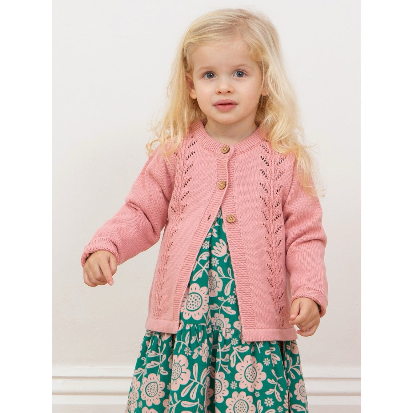 Kite Together Infant Cardigan 54-F308 Dusty Pink Clothing 3-6M / Dusty Pink,6-9M / Dusty Pink,9-12M / Dusty Pink,12-18M / Dusty Pink,18-24M/2Y / Dusty Pink