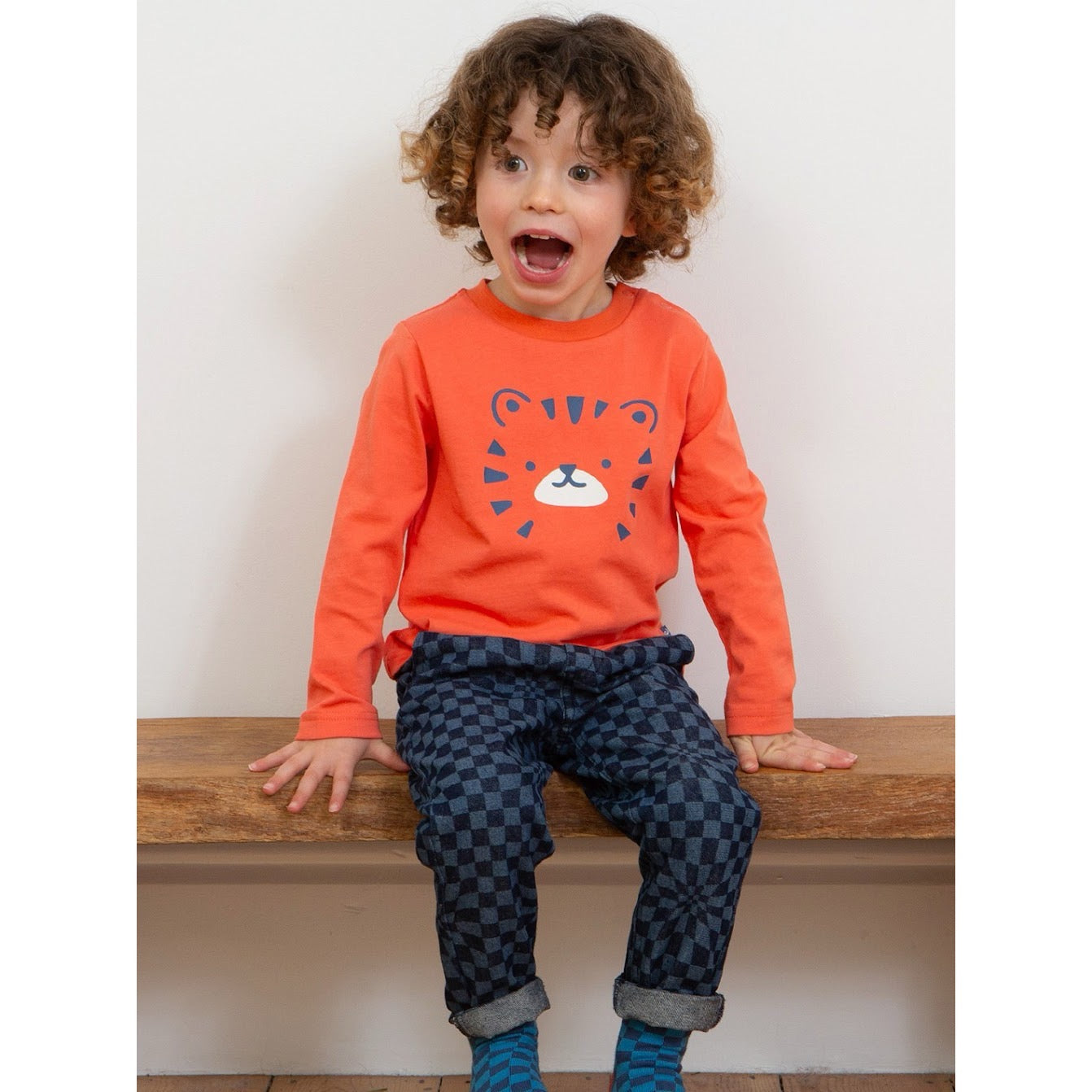 Kite Top Tiger Infant T-Shirt 9752-Ybt Clothing 6-9M / Orange,9-12M / Orange,12-18M / Orange,18-24M/2Y / Orange,3YRS / Orange,4YRS / Orange