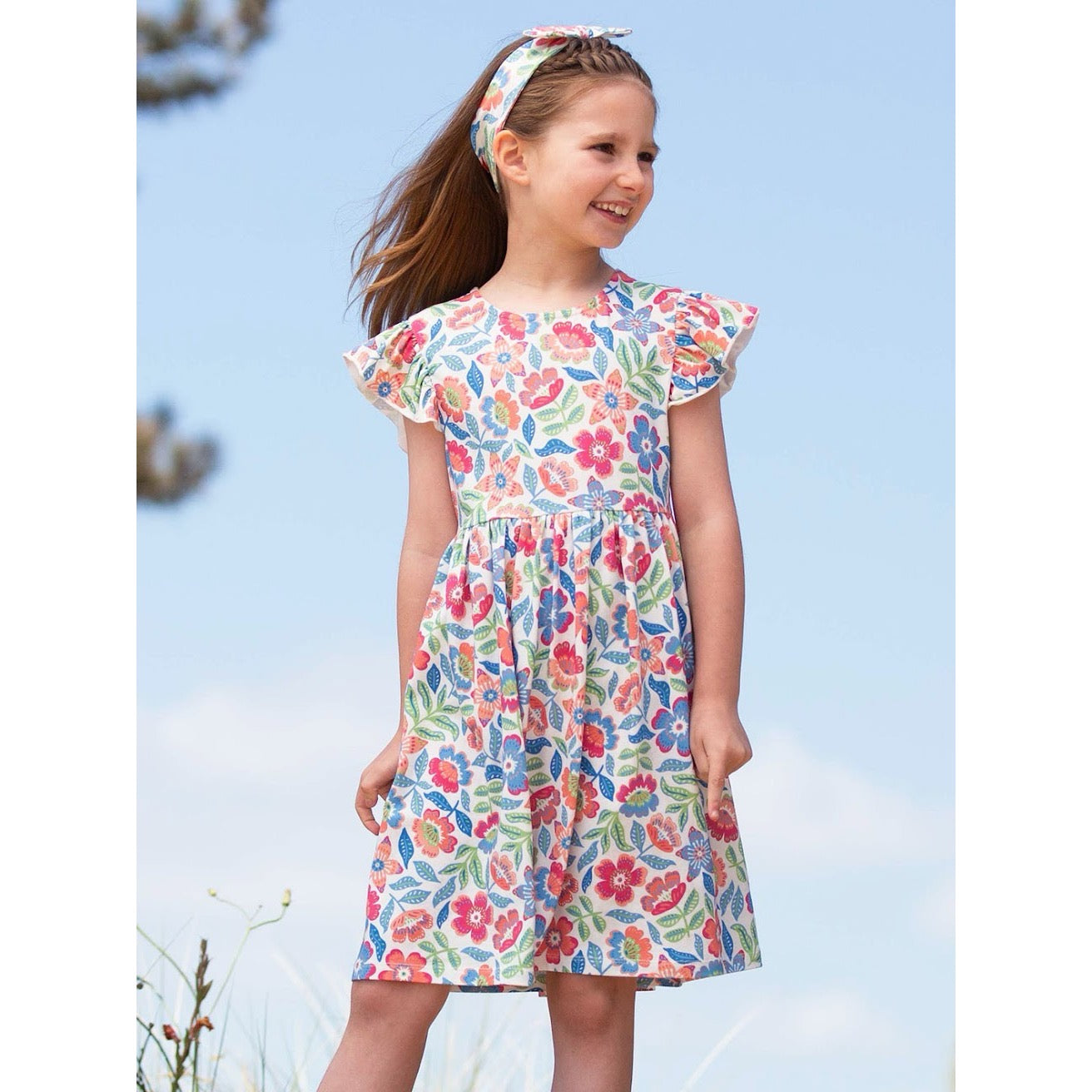 Kite Tropicarnival Girls Dress 62-F879 Clothing 3YRS / Multi,4YRS / Multi,5YRS / Multi,6YRS / Multi,7YRS / Multi,8YRS / Multi,9YRS / Multi