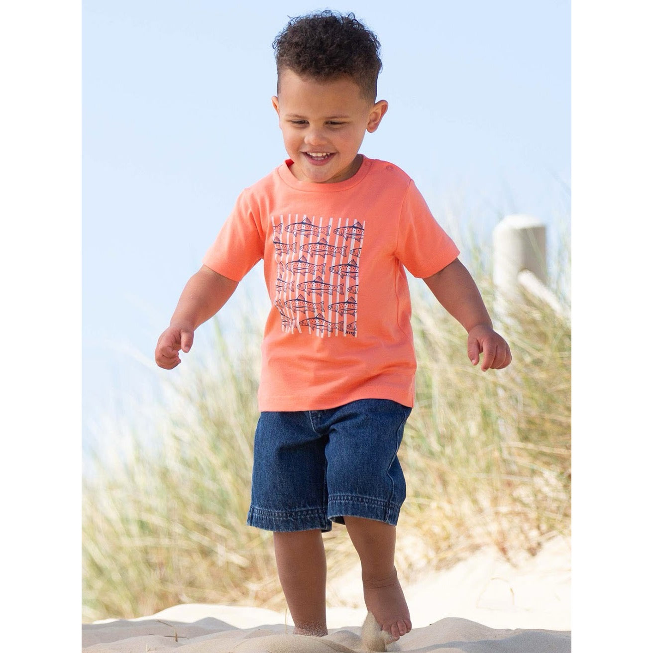 Kite Trout And About T-Shirt 62-F405 Orange Clothing 3YRS / Orange,4YRS / Orange,5YRS / Orange,6YRS / Orange,7YRS / Orange,8YRS / Orange