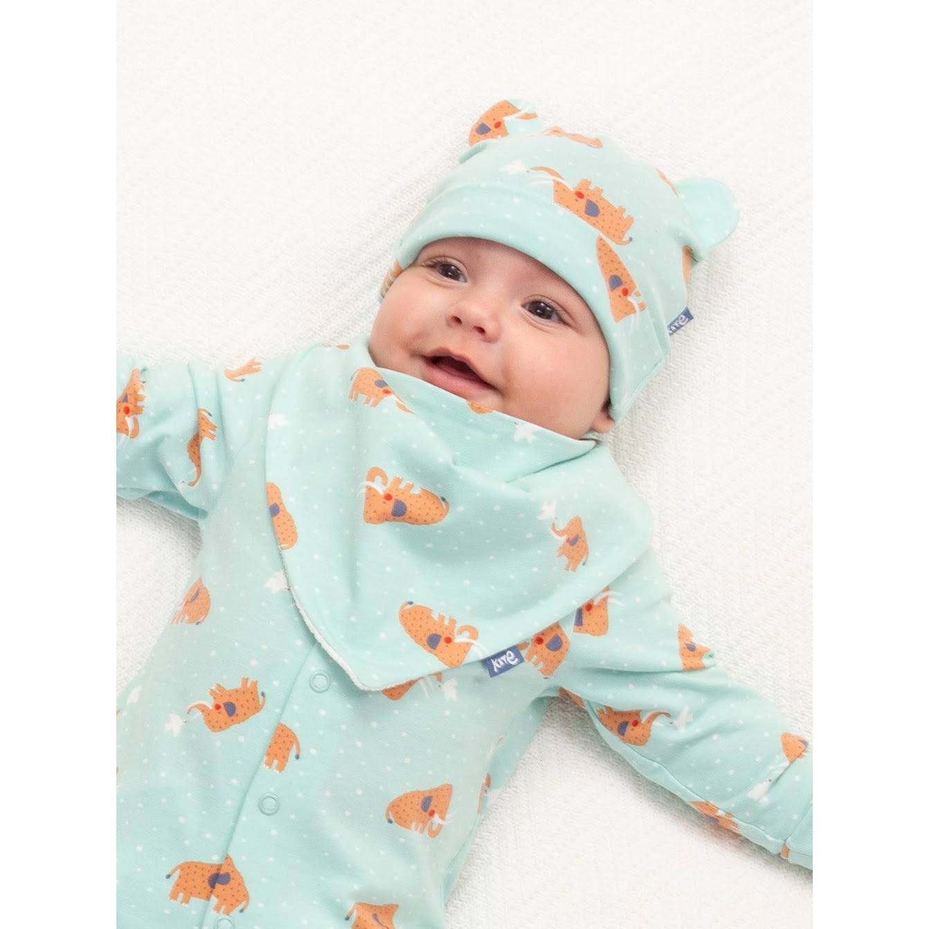 Kite Woolly And Dove Baby Bib 1939 Accessories ONE SIZE / Aqua