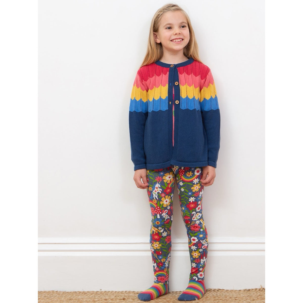 Kite Zigzag Cardigan 53-F354 Clothing 3YRS / Multi,4YRS / Multi,5YRS / Multi,6YRS / Multi,8YRS / Multi