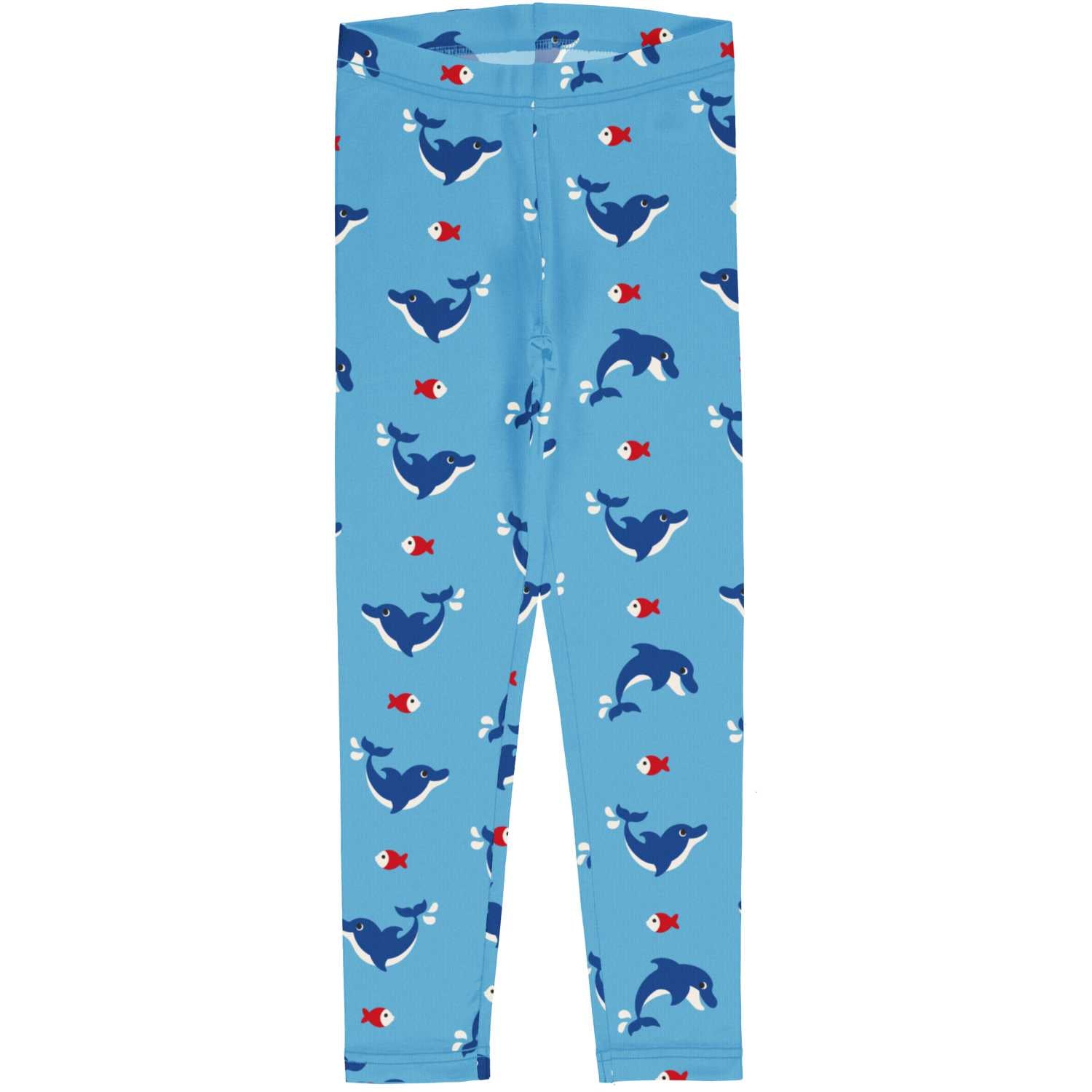 Maxomorra Dolphin Leggings Dxs2409-Sxs2406 Clothing 3-4YRS / Blue,5-6YRS / Blue,7-8YRS / Blue