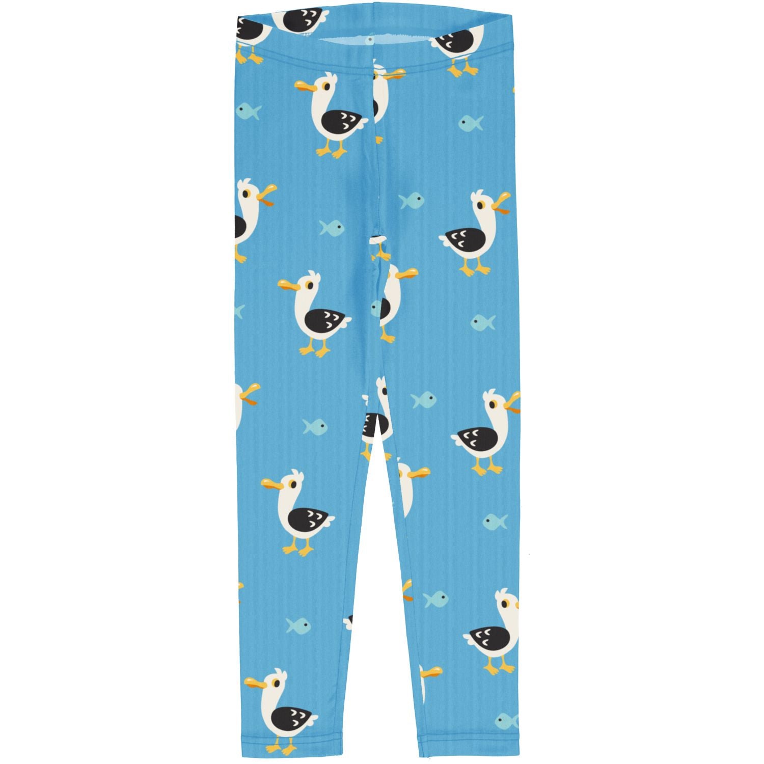 Maxomorra Seagull Leggings Ss25 Clothing 3-4YRS / Blue,5-6YRS / Blue,7-8YRS / Blue