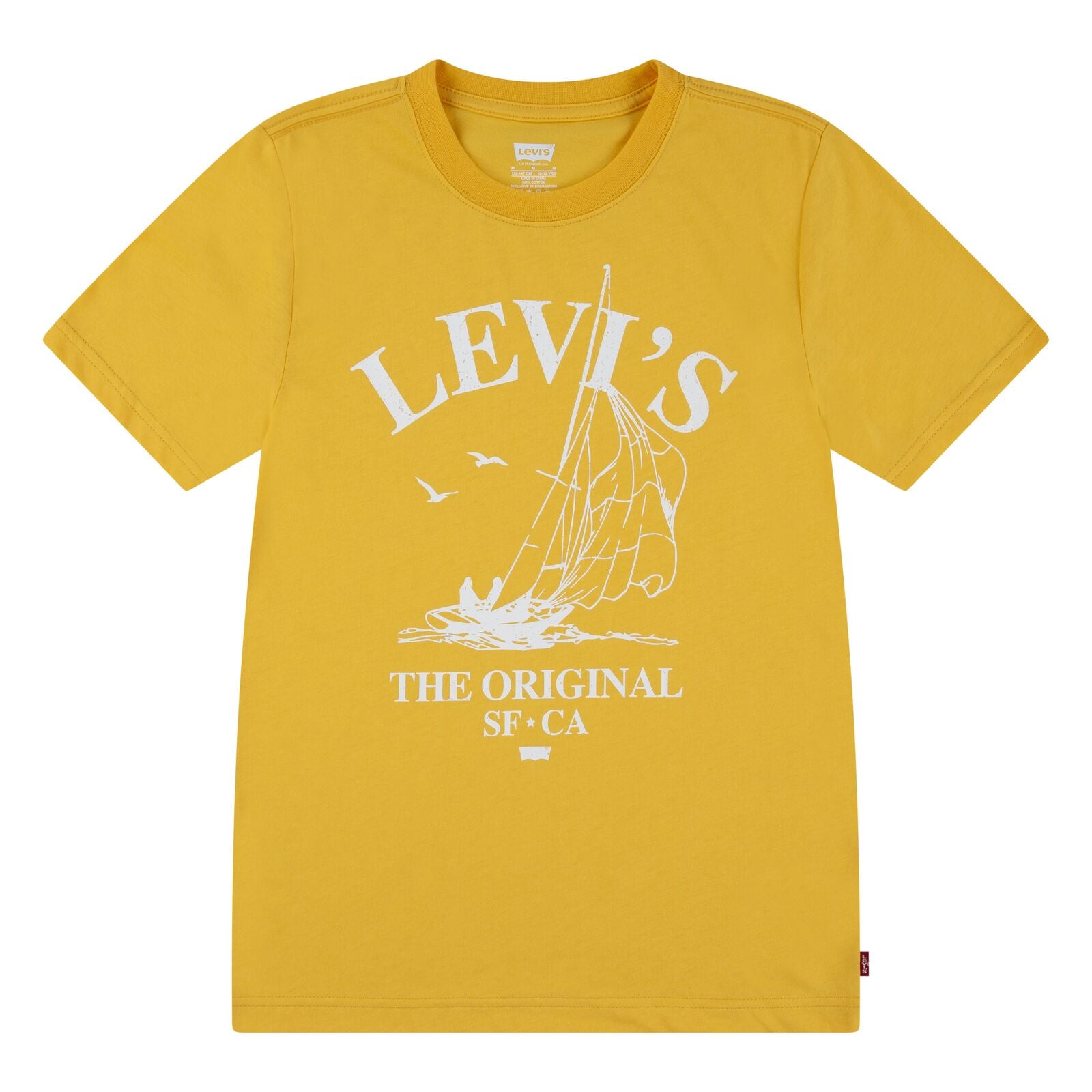 Levis Aquatic Adventure T-Shirt 9Em308-Y4z Clothing 10YRS / Yellow,12YRS / Yellow,14YRS / Yellow