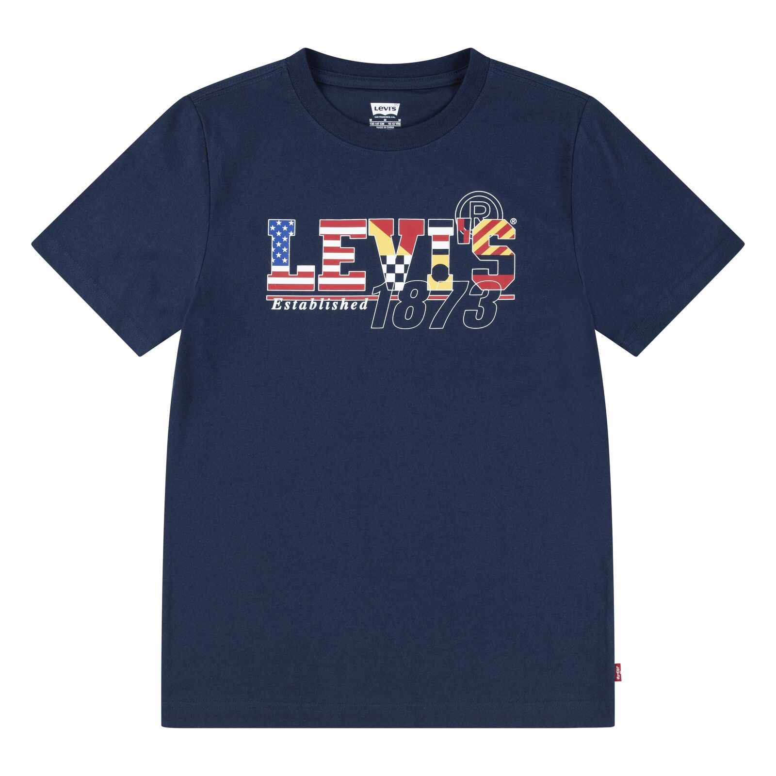 Levis Cast Off T-Shirt 9Em286-C8d Clothing 12YRS / Navy,14YRS / Navy