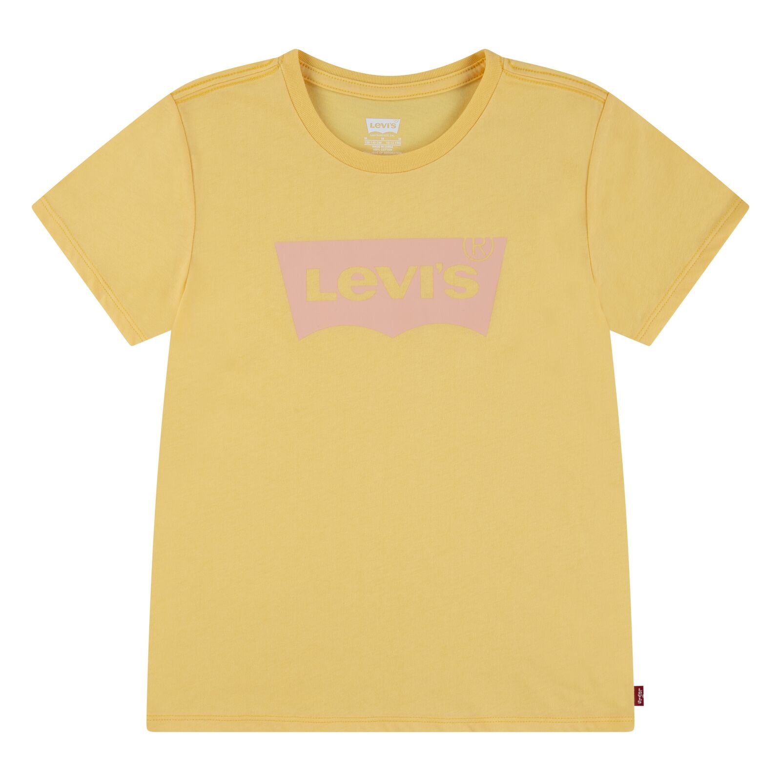 Levis Girls Batwing T-Shirt 4Ek825-Y81 Clothing 10YRS / Yellow,12YRS / Yellow,14YRS / Yellow,16YRS / Yellow