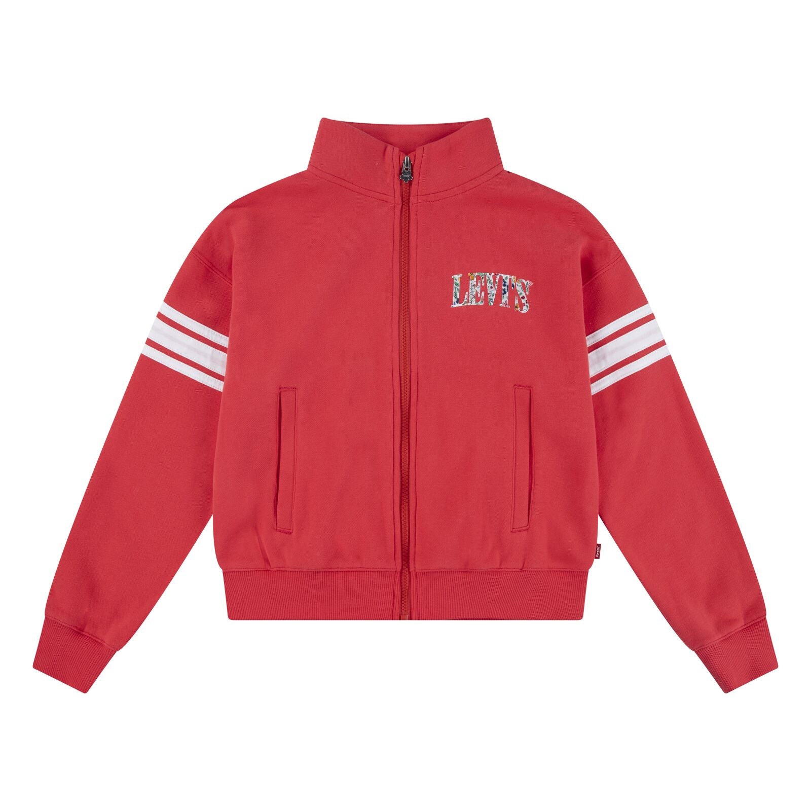 Levis Girls Collegiate Full Zip Jacket 4Em196-R1q Clothing 10YRS / Red,12YRS / Red,14YRS / Red,16YRS / Red